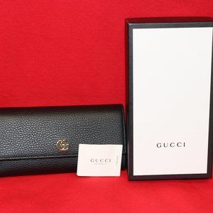 Authentic Black Leather Gucci Wallet